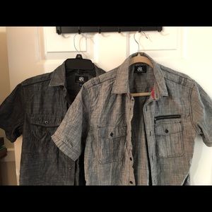 Two Young Men’s Rock & Republic Shirts